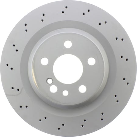 Centric Parts Premium Oe Drilled Brake Rotor, 128.35067 128.35067
